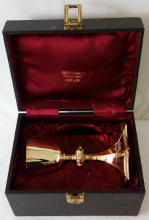 Solid Sterling silver Gothic Chalice